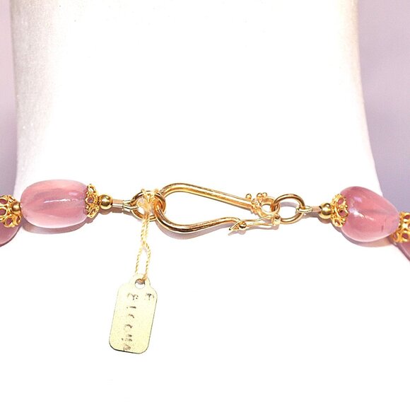 Australian Pastel Boulder Opal 18kt Agate Necklace - NWT - Picture 6 of 6